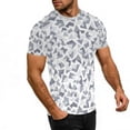thumbnail image 4 of FRSASU Colorful Geometric Pattern T-Shirt for Men Color Block Printed Short Sleeves Summer Loose T Shirts Crew-Neck Tops Tee Camouflage-G, 4 of 9