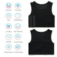 XUJI Women Transgender FTM Cosplay Breathable Half Chest Binder Breast Binder (B, L) - Walmart.com
