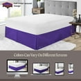 thumbnail image 6 of SGI Bedding 9 Inch Pleated Bed Skirt | Microfiber Bed Skirt | Fade Resistant, Wrinkle Free, Anti-static, Decorative, Extra Storage Space, Clutter-Free | Queen, Purple, 6 of 8
