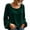 Green, variant on Long Sleeve Shirts for Women Velour Fall Bubble Sleeve Crew Neck Casual Loose Tops Casual Lightweight Workout Blouses