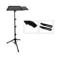 thumbnail image 1 of Trépied de Projecteur Support Universel pour Ordinateur Portable avec Plateau Hauteur Réglable de 24-63 Pouces, 1 of 1