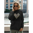 thumbnail image 2 of I Love You Baby Heart Hoodie Women -Image by Shutterstock, Female Small, 2 of 4