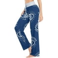 thumbnail image 3 of GZHJMY Women's Pajama Pants Evil Eye Pattern Comfy Stretch Sleepwear Essentials womens Lightweight Lounge Terry Pajama Pant, X-Large, 3 of 7