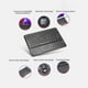 thumbnail image 3 of Teclado Bluetooth con panel táctil para iPad Pro Trackpad teclado inalámbrico Bluetooth para iPad iOS tableta Smartphone portátiles Mac, teclado inalámbrico delgado redondo, 3 of 5