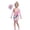 Pink1, variant on Girls Swimsuits Long Sleeve with Hood Upf 50 Sun Rash Guard Pool Swimming Suit