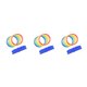 thumbnail image 3 of Vogacara 10Pc Kindergarten Teaching Aid Sport Hopscotch Game Fun Ring Jumping Type1 NO1, 3 of 6