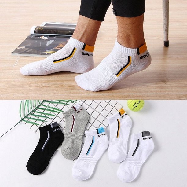 Calcetines de verano para hombre, negros, blancos y grises, hasta el tobillo, calcetines de pecho bajo para hombre, calcetines transpirables antiolor, calcetines desechables