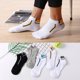 thumbnail image 1 of Calcetines de verano para hombre, negros, blancos y grises, hasta el tobillo, calcetines de pecho bajo para hombre, calcetines transpirables antiolor, calcetines desechables, 1 of 5