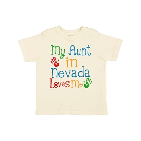 

Inktastic My Aunt in Nevada Loves Me Gift Toddler Boy or Toddler Girl T-Shirt