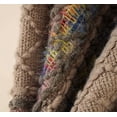 thumbnail image 2 of CoCopeaunts Women's Boho Cloak Casual Soft Blanket Scarf Versatile Knitted Poncho Cape Loose Shawl with Fringe Hem, 2 of 3