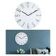 thumbnail image 4 of Reloj de Pared de Plástico Colco 14 Pulgadas Silencioso Elegante Decoración para Hogar Blanco, 4 of 8