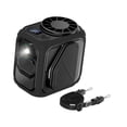 thumbnail image 4 of Ventilador de cintura portátil, pequeño ventilador personal, multifuncional, de bajo ruido, ligero, linterna con clip para picnic, barbacoa, ciclismo Negro, 4 of 7