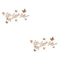 thumbnail image 4 of Pegatina de arte de pared Naiovety Oro rosa 2Conjunto, 4 of 6