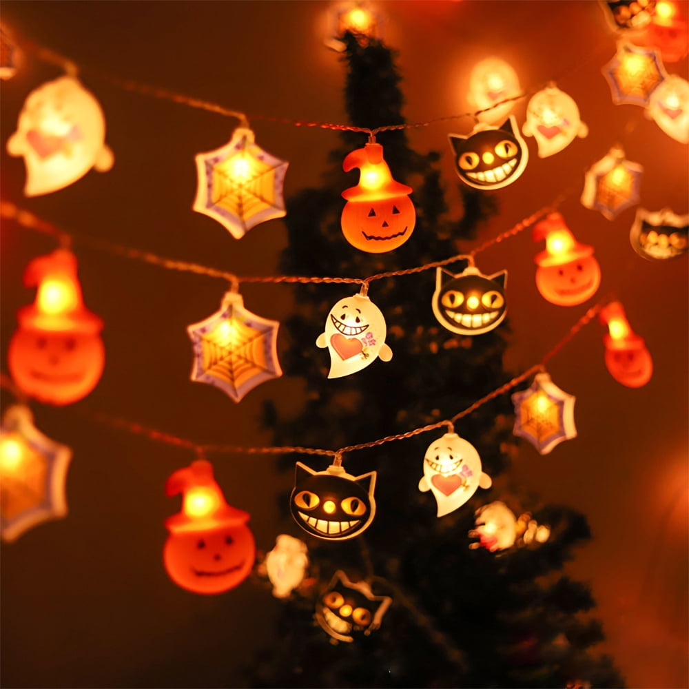 Halloween Decorative Pumpkin String Light 20 LED 9.84 feet Festive Decoraions String Lights for