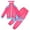 Pink, variant on Kids 80s Tracksuit Hip Hop Costume Retro Sportswear Sets 80s Colorblock Jacket Outfits for Boys Girls Pink 8 Years