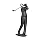 thumbnail image 5 of Estatua de deportista de estilo nórdico, estatua de acción en miniatura, adorno de exhibición único, cerámica para estante de mesa, artesanías para el , golf perfecl Estatuilla de escultura, 5 of 8