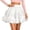D411 White, variant on Angala Womens Skirts Lace Tiered Mini Skirts Solid High Waist Summer Elegant Fairy Fashion Ladies Skirts Size L Black