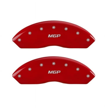 MGP Caliper Covers 37004SMGPRD 'MGP' Engraved Caliper Cover with Red Powder Coat