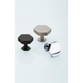 thumbnail image 2 of Ashley Norton MT4335-036-PCH Hex 1-3/8" Wide Hexagon Luxury Solid Brass Designer Cabinet /, 2 of 2