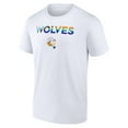 thumbnail image 2 of Men's White Minnesota Timberwolves Pride T-Shirt, 2 of 3