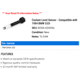 thumbnail image 2 of Coolant Level Sensor - Compatible with 1984 BMW 533i, 2 of 2