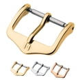 thumbnail image 1 of HIRSCH Tradition Buckle for Watch Straps - Stainless Steel - Gold - 12mm, 1 of 5