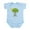 Sky Blue, variant on CafePress - Little Sprout Infant Bodysuit - Baby Light Bodysuit, Size Newborn - 24 Months