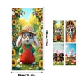 thumbnail image 3 of zhangmingg Rideau de Porte de Pâques pour Décorations de Fête Intérieure Extérieure, 3 of 5