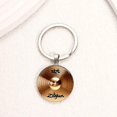 thumbnail image 3 of Retro Gold-Plated Record Pattern Keychain - Fashionable Zinc Alloy Bag Charm, Car Pendant, and Home Decoration, a Perfect Choice for Halloween, Christmas, Thanksgiving, and Holiday Gifts | Unique Acc, 3 of 7