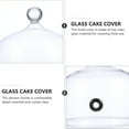 thumbnail image 2 of 1 Pc Glass Cake Bread Display Cover Dessert Cloche Practical Dish Cover, 2 of 8