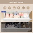 thumbnail image 3 of Organizador de cajones Criusia Clothes, paquete de 10 unidades, para bebé, color blanco, 3 of 9