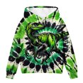 thumbnail image 6 of HXWCHs Hoodies for Boys Girls, Dinosaur Printed Hooded Sweatshirts Graphic Pullover Hoodie with Pocket Size: 10-11 Years Green, 6 of 6