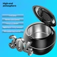 thumbnail image 4 of Upgraded Ultrasonic Retainer Cleaner Machine, 45kHz Ultrasonic Dentures Cleaner for Night Guards, Braces, Aligner, Toothbrush, Jewelry and More, 180ML Capacity, Black, 4 of 5