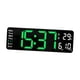 thumbnail image 1 of Reloj de pared digital Zulema Temperatura LED 32 cm, 1 of 8