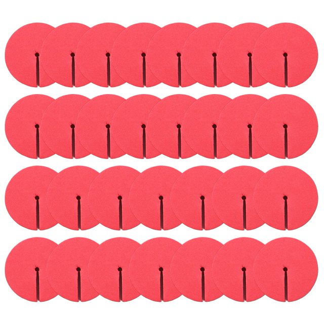 GLFILL 30 Pcs Bonnets de Pêche Protecteurs pour Hameçons Triples, Couvertures de Sécurité Rouges
