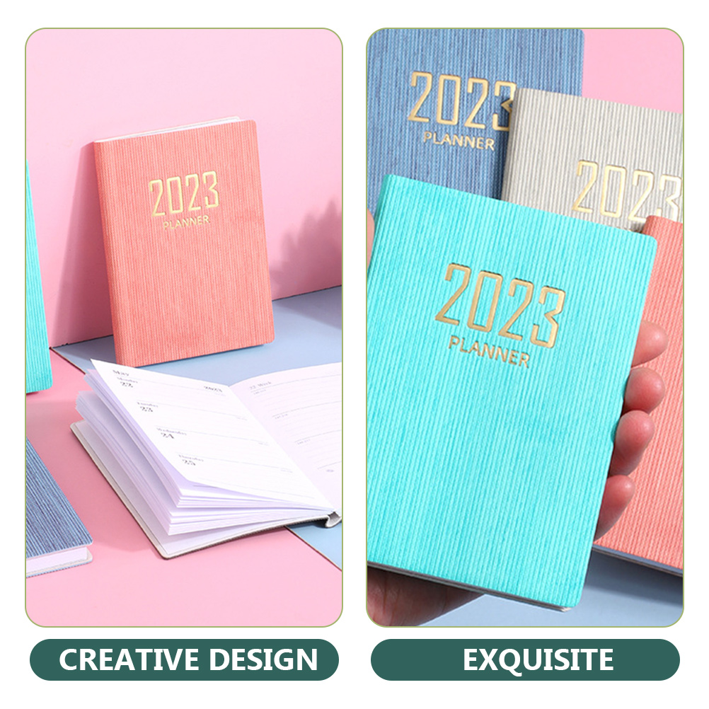 Listing Ideas Notebook 2023 Agenda Planner Notepad Work Calendar for ...