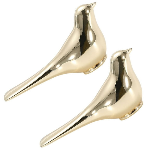 OUNONA 2pcs Metal Bird Shaped Pull Handles Cabinet Drawer Door Knobs Cupboard Knobs