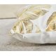 thumbnail image 4 of Dinheiro NeatBlanc Pack de 4 Fundas de Almohada Decorativas Funda de Cojín Hojas con Estampado Dorado 45 x 45 cm para Sofá Dormitorio Coche, 4 of 7