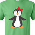thumbnail image 4 of Inktastic Cute Penguin, Little Penguin, Penguin with Bow T-Shirt, 4 of 5