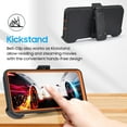 thumbnail image 2 of 6goodeals Designed for REVVL 8 Phone Case with Belt Clip Holster & Built-In Screen Protector, Heavy Duty Rugged Full-Body Shockproof Protective Case, Defender Cover for T-Mobile REVVL 8 Deer, 2 of 7