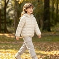 thumbnail image 7 of ZBSOKO Kids Puffer Jackets Hooded Full Zip Winter Outerwear with Pocket Lightweight Solid Color Padded Coats Warm Clothes Sizes 0-15 Years, 7 of 7