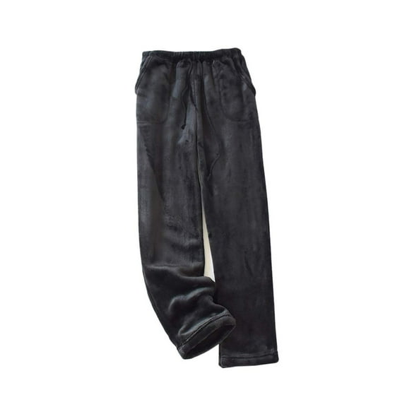 Women Plush Fuzzy Pajama Pants Flannel Fleece Winter Warm Lounge Sleepwear Nightwear with Pockets