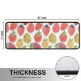 thumbnail image 5 of Kitchen Rugs Sets Of 2,Colorful Strawberry Plants Fruit Leaf Anti Fatigue Kitchen Mat Rugs Non Slip Washable,Decorative Kitchen Floor Mats for Kitchen,Sink,Laundry,17"x47"+17"x47", 5 of 5