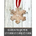 thumbnail image 2 of Robinson, Carol 12x14 White Modern Wood Framed Museum Art Print Titled - Gingerbread Snowflake, 2 of 4