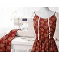 thumbnail image 6 of Soimoi Luxurious 58" Wide Red - Floral Printed, Cotton Jersey Fabric - Perfect Material For Clothing, Home Decor, Craft Projects, 1 Yard, 6 of 6