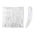 thumbnail image 1 of 100PCS Cosmetic Spatula Curved Makeup Scoop Facial Mask Spoon for Mixing, 1 of 7
