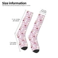 thumbnail image 5 of Fotbe Easter Rabbit print Women's Men's Novelty Crew Socks Cotton Socks Knee High Socks for Walking,Running,Nurses,Pregnancy, 5 of 9