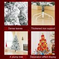 thumbnail image 6 of Arghm Snow Flocked Christmas Tree – Premium Hinged Artificial Pine with Metal Stand, 200 Branch Tips, Easy Assembly and Realistic Snow Effect, 6 of 7
