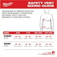 thumbnail image 3 of Milwaukee Large/X-Large Yellow Class 2 High Visibility Mesh Safety Vest with 1 Pocket, 3 of 6
