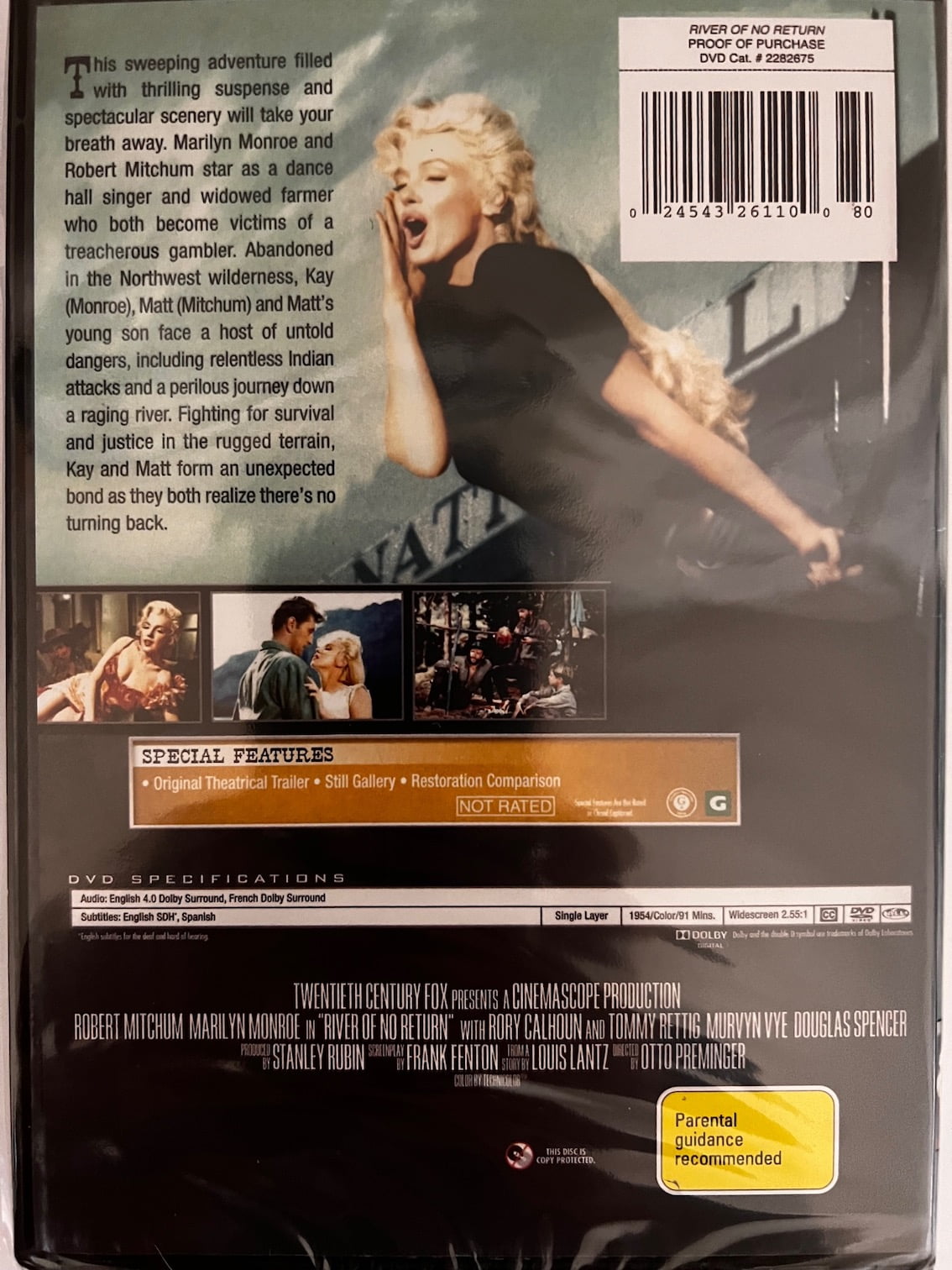 La Entertainment's River of No Return Western Movie (DVD